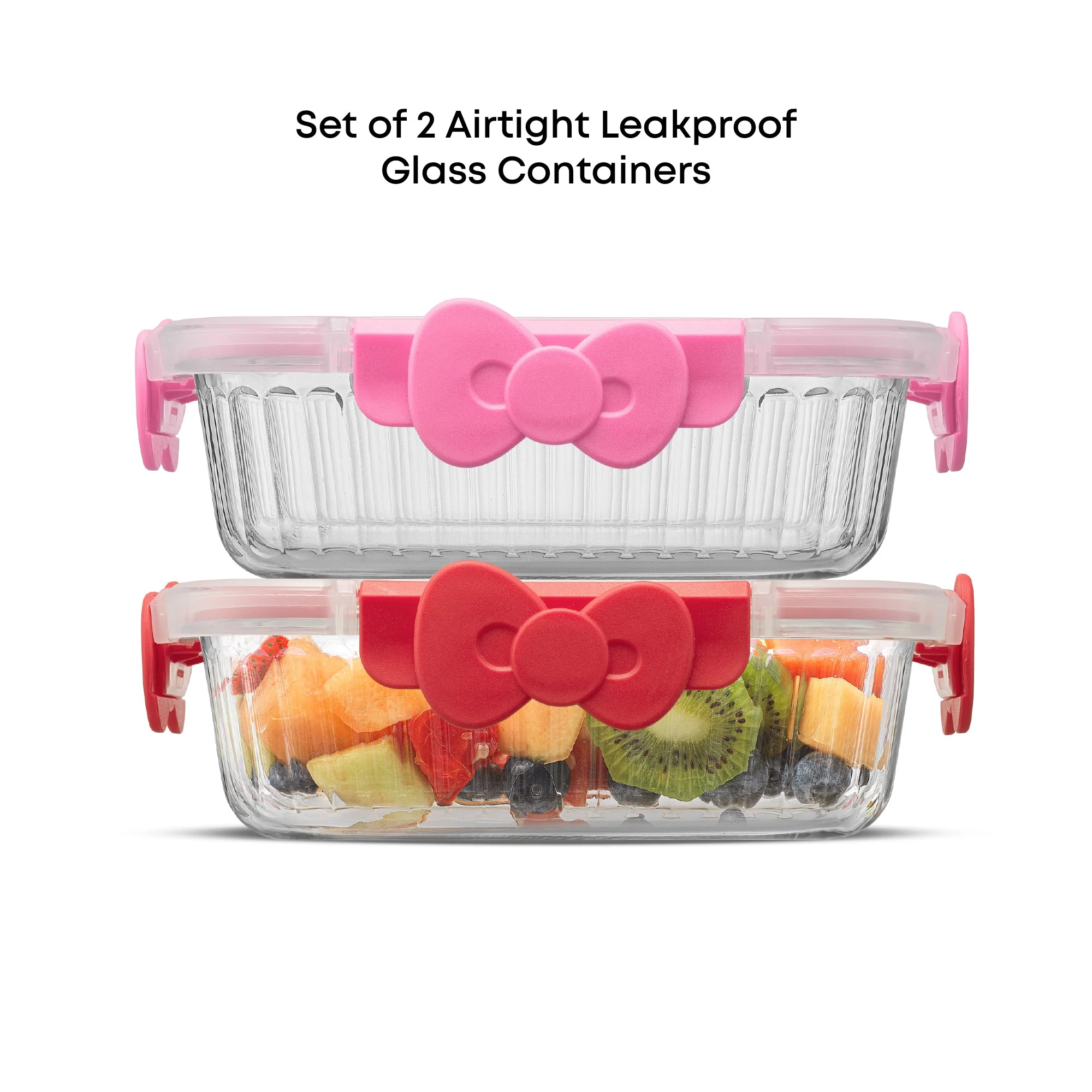 Hello Kitty Fluted Food Storage Containers (Set of 2) - Image 4