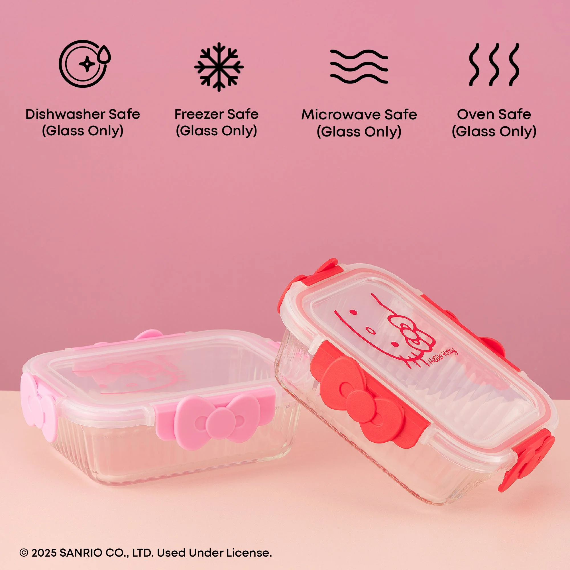 Hello Kitty Fluted Food Storage Containers (Set of 2) - Image 6