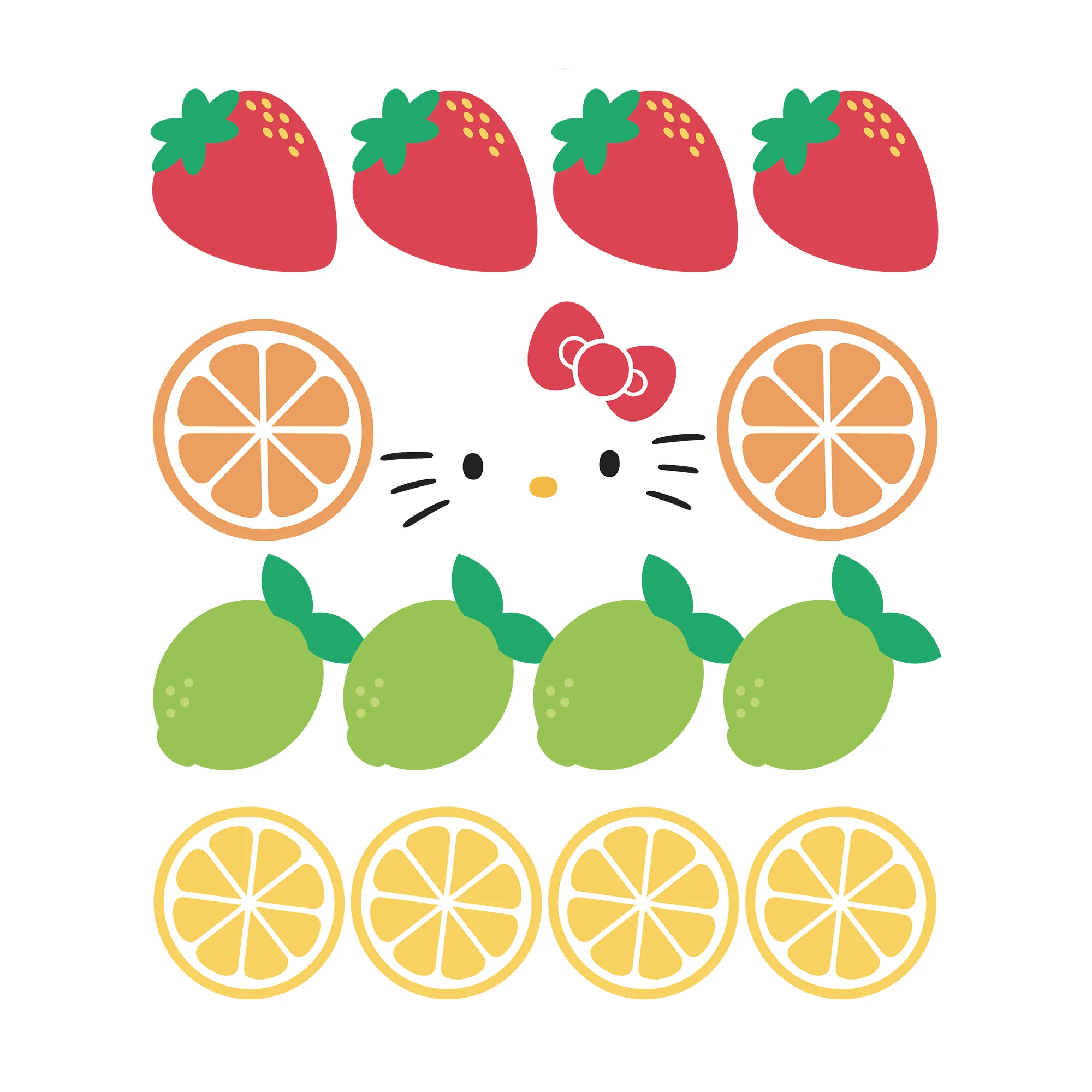 Hello Kitty Fruit Slices Tee - Image 2