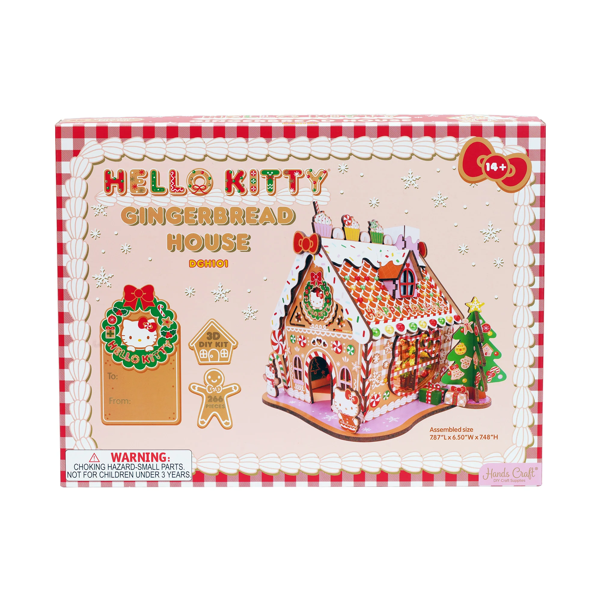 Hello Kitty Gingerbread House 3D Wooden Puzzle - Image 3