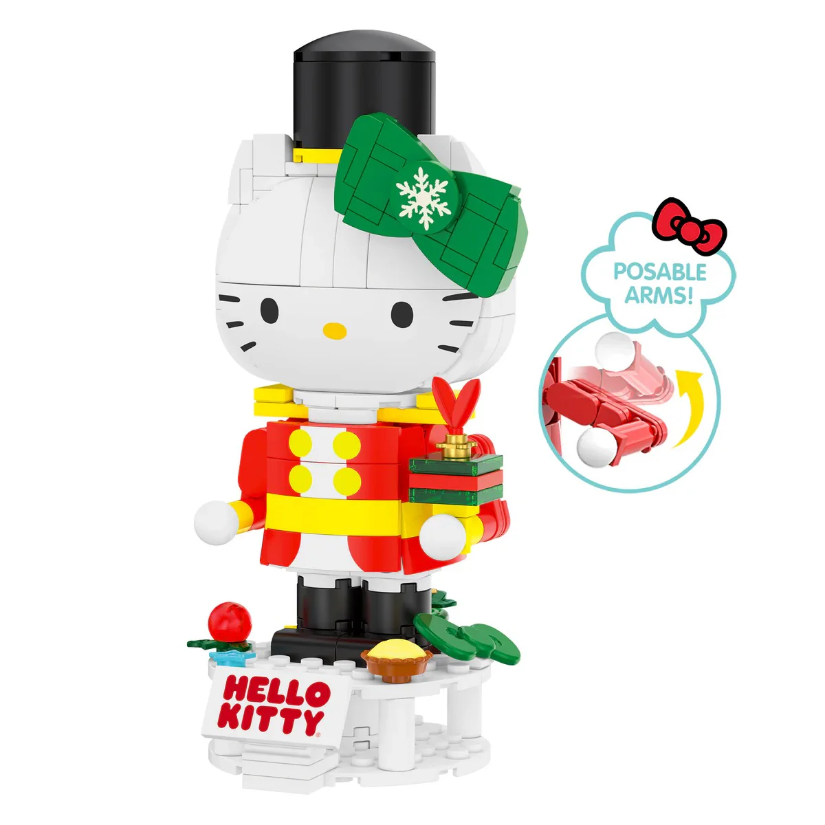 Hello Kitty Holiday  Nutcracker Decoration Building Set - Image 3