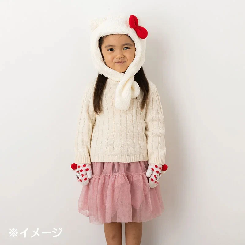 Hello Kitty Kids Hooded Wrap Scarf - Image 2