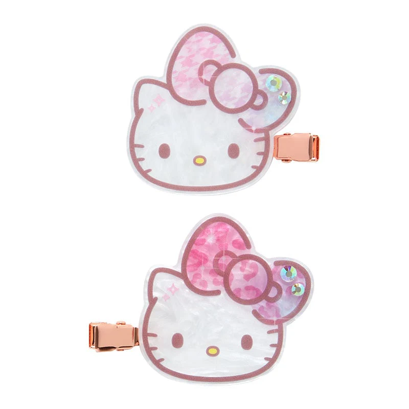 Hello Kitty Mini Hair Clip Set 50th Anniv. (Fashionable Ribbons Series) - Image 5