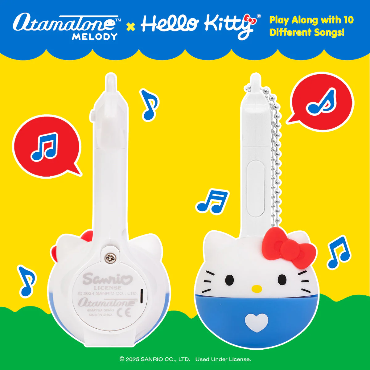Hello Kitty Mini Otamatone Melody Charm - Image 2