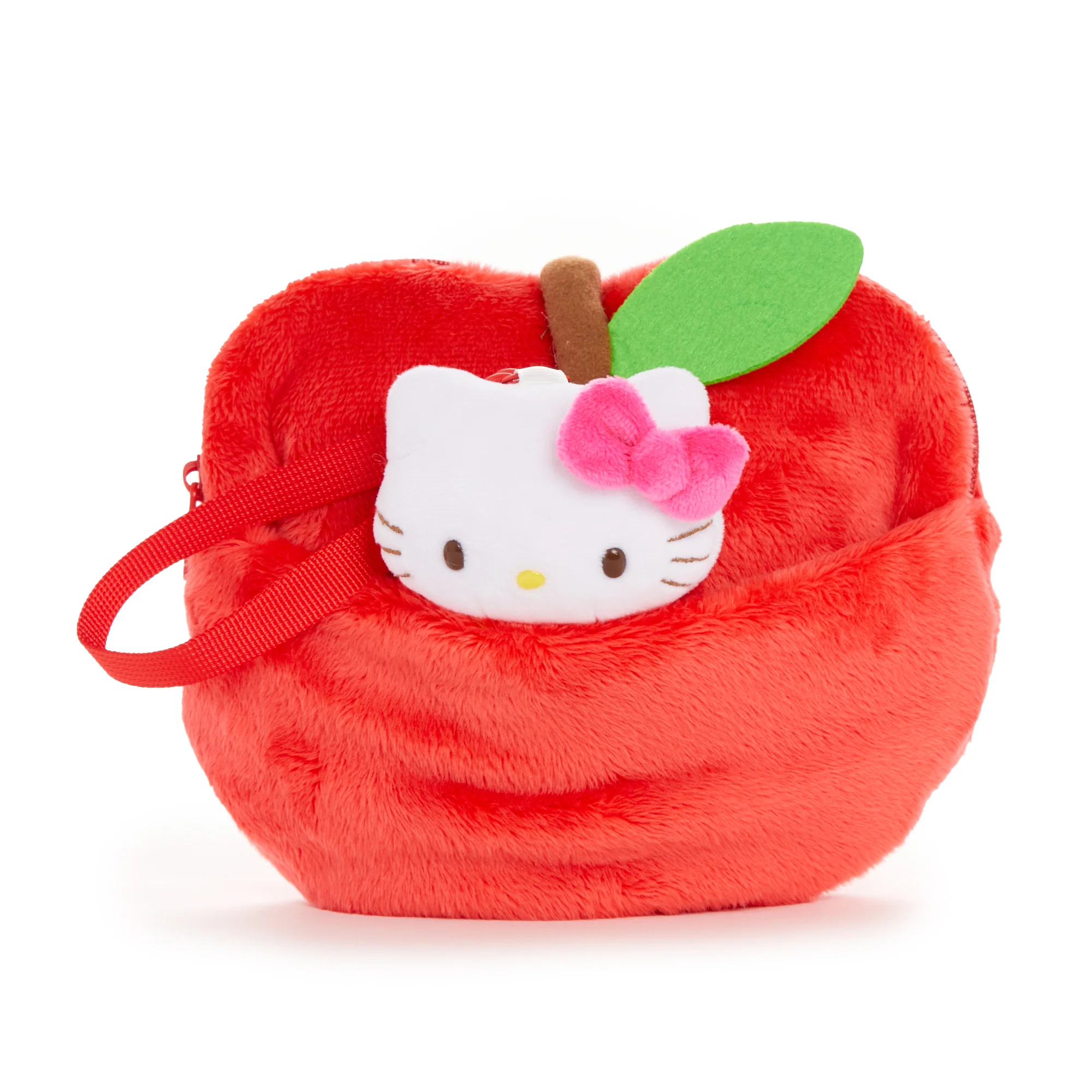 Hello Kitty Mini Pouch with Reel (5 Apples Tall Series) - Image 3