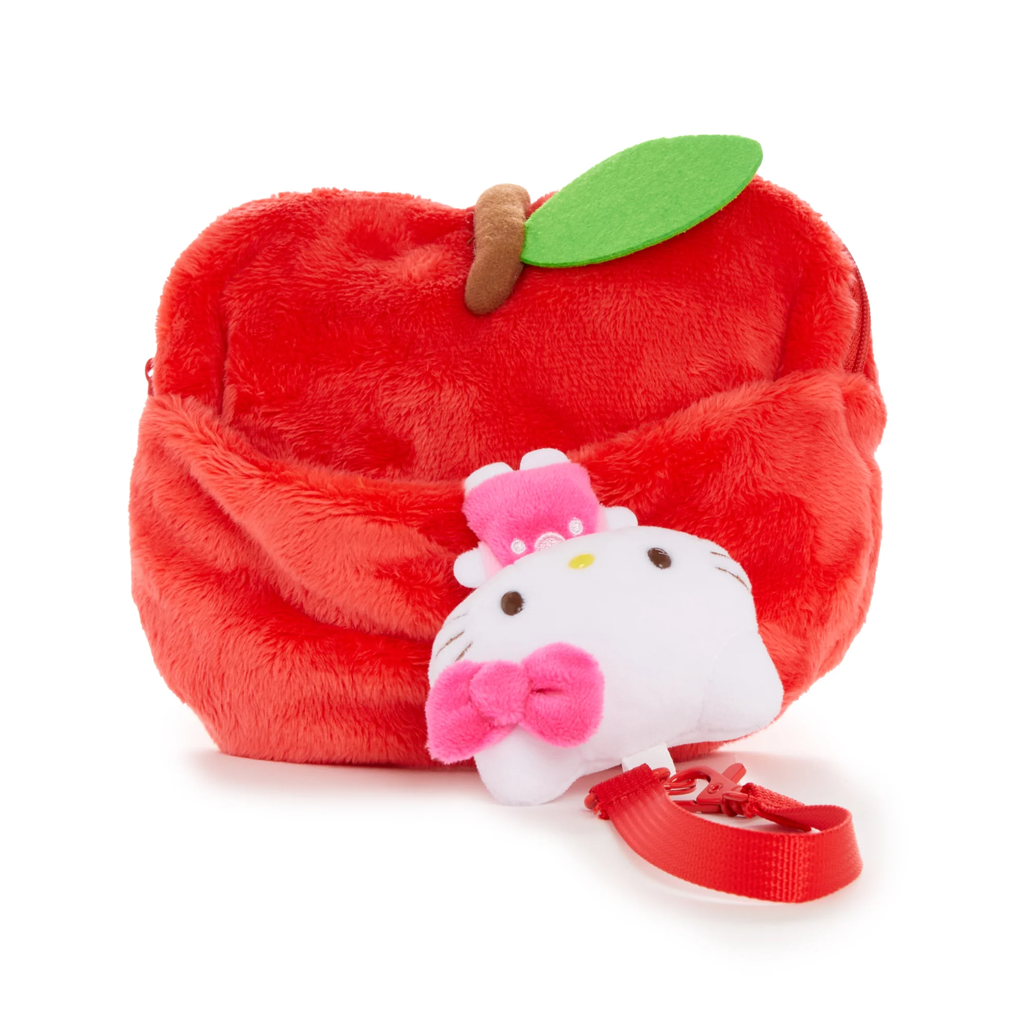 Hello Kitty Mini Pouch with Reel (5 Apples Tall Series) - Image 5