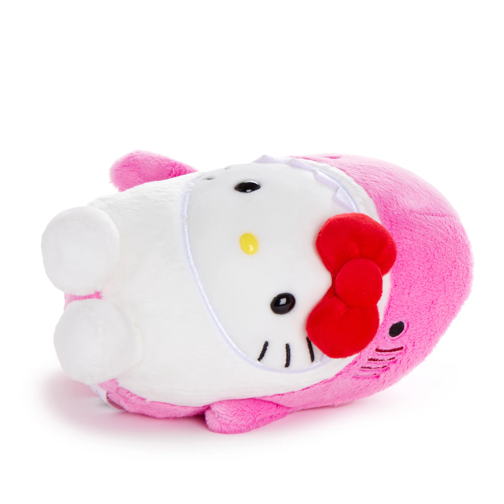 Hello Kitty Hibiscus Pink Bean Doll Plush (Shark Series) - Image 5