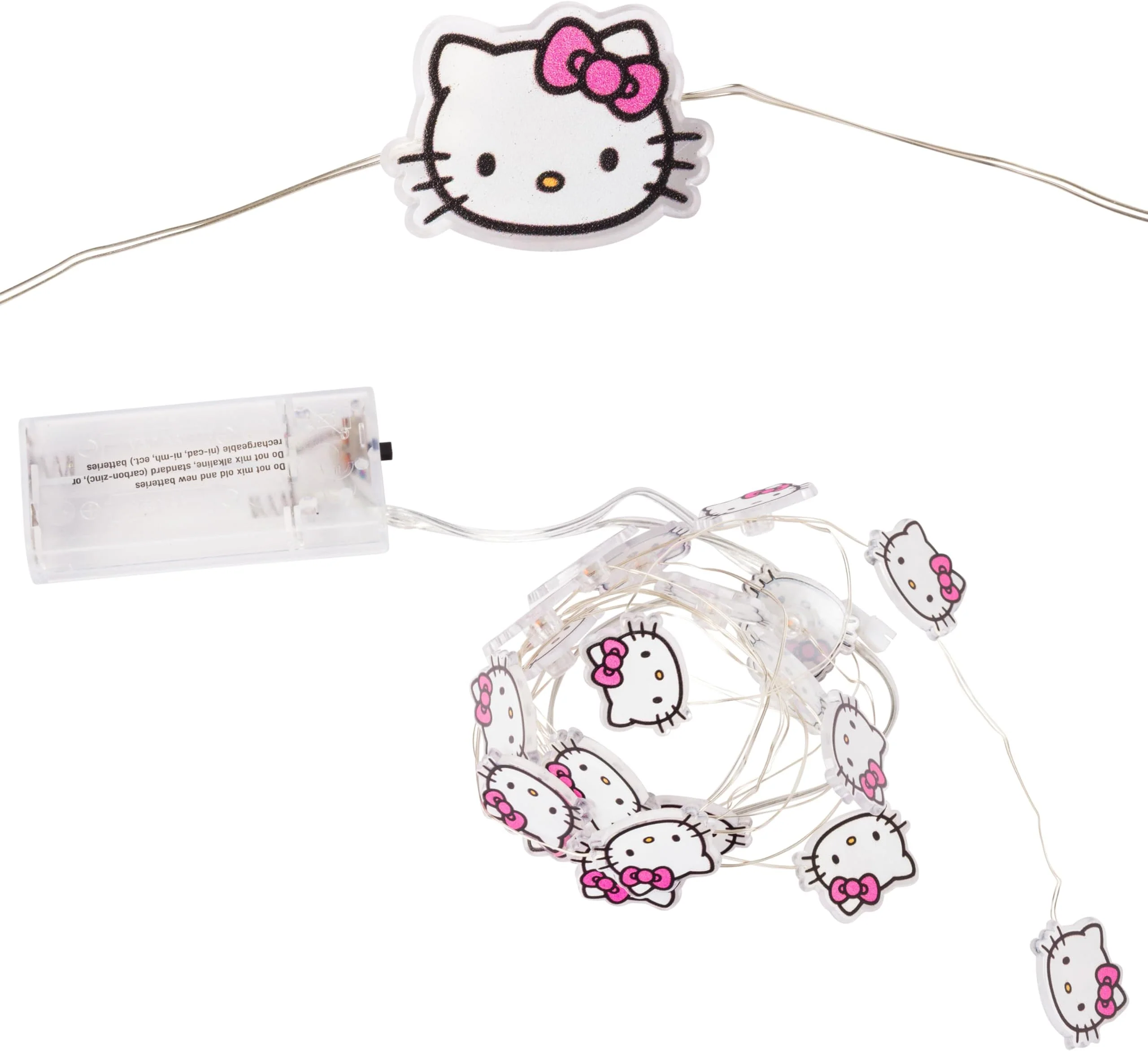 Hello Kitty Pink Bow 20ct LED String Lights - Image 3
