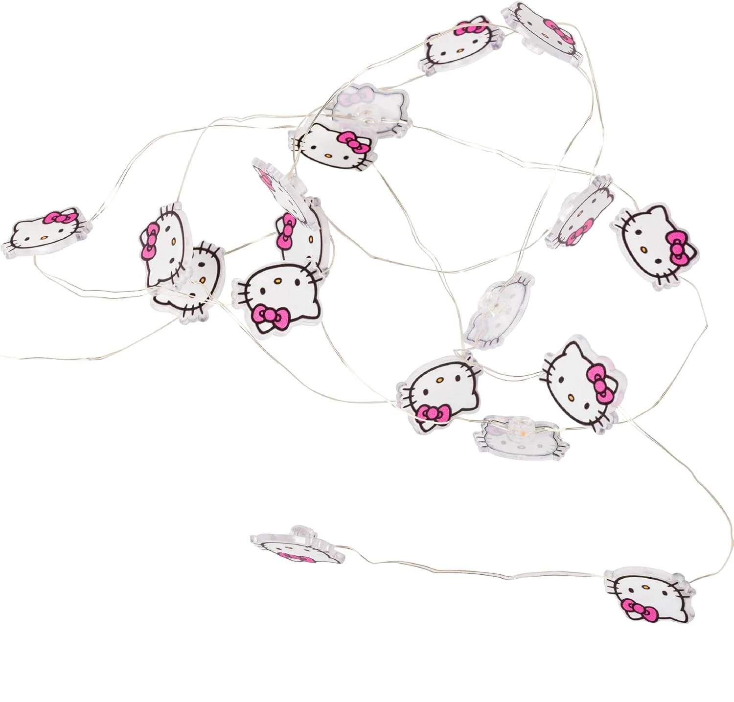 Hello Kitty Pink Bow 20ct LED String Lights - Image 4