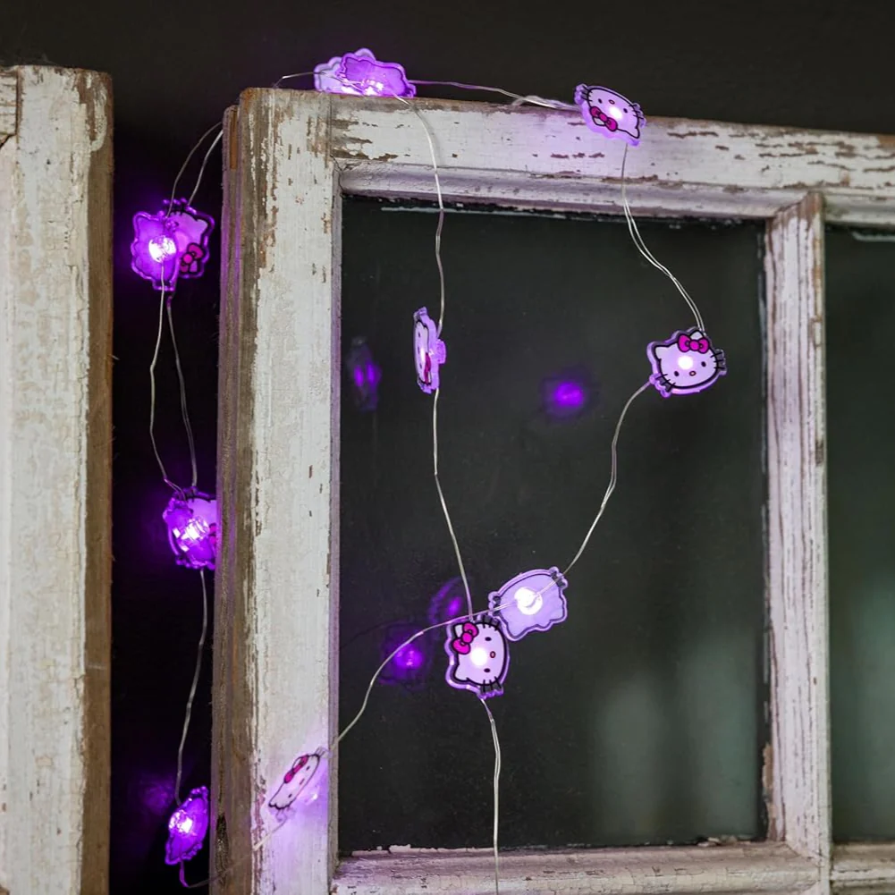 Hello Kitty Pink Bow 20ct LED String Lights - Image 6
