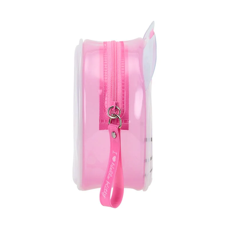 Hello Kitty Pink & Clear Zipper Pouch (I Love Hello Kitty Series) - Image 4