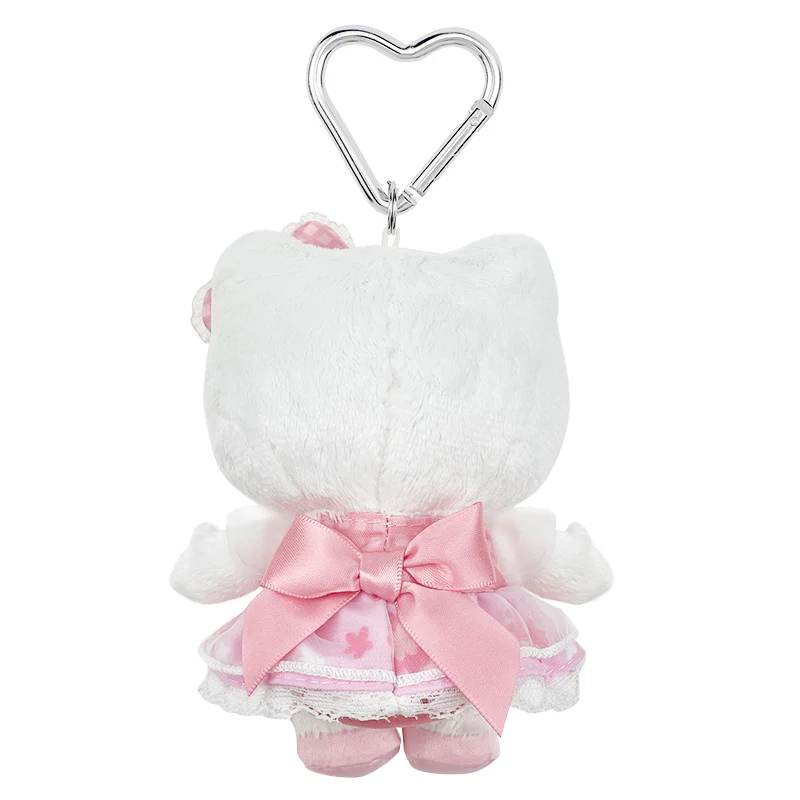 Hello Kitty Pink Plush Mascot Keychain (50th Anniv. Floral Series) - Image 2