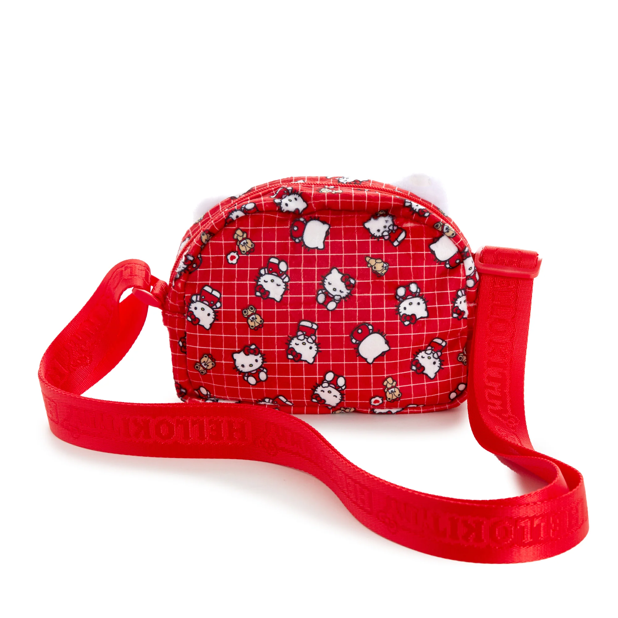 Hello Kitty Plush Crossbody Bag (Ruby Red Series) - Image 5