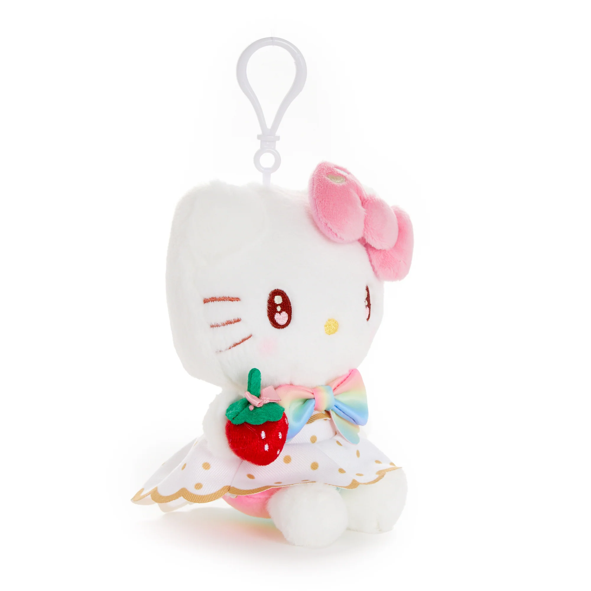 Hello Kitty Plush Mascot Clip (Strawberry Rainbow Series) - Image 2