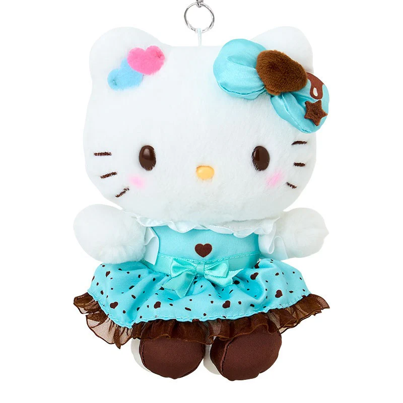 Hello Kitty Plush Mascot Keychain (Chocolate Mint Series) - Image 2