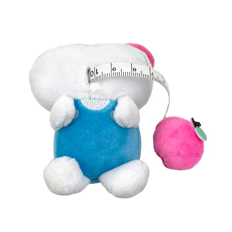 Hello Kitty Plush Measuring Tape Keychain - Image 2