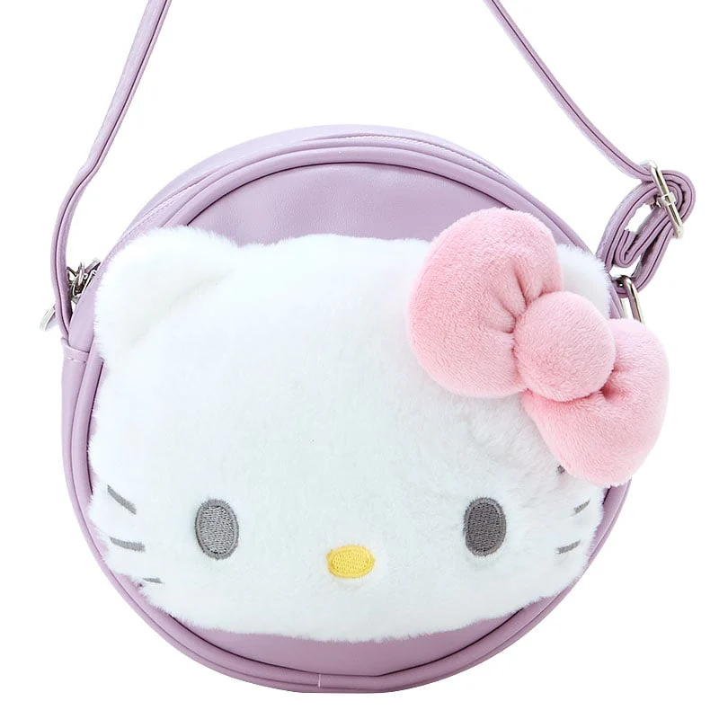 Hello Kitty Plush Round Crossbody Bag - Image 5
