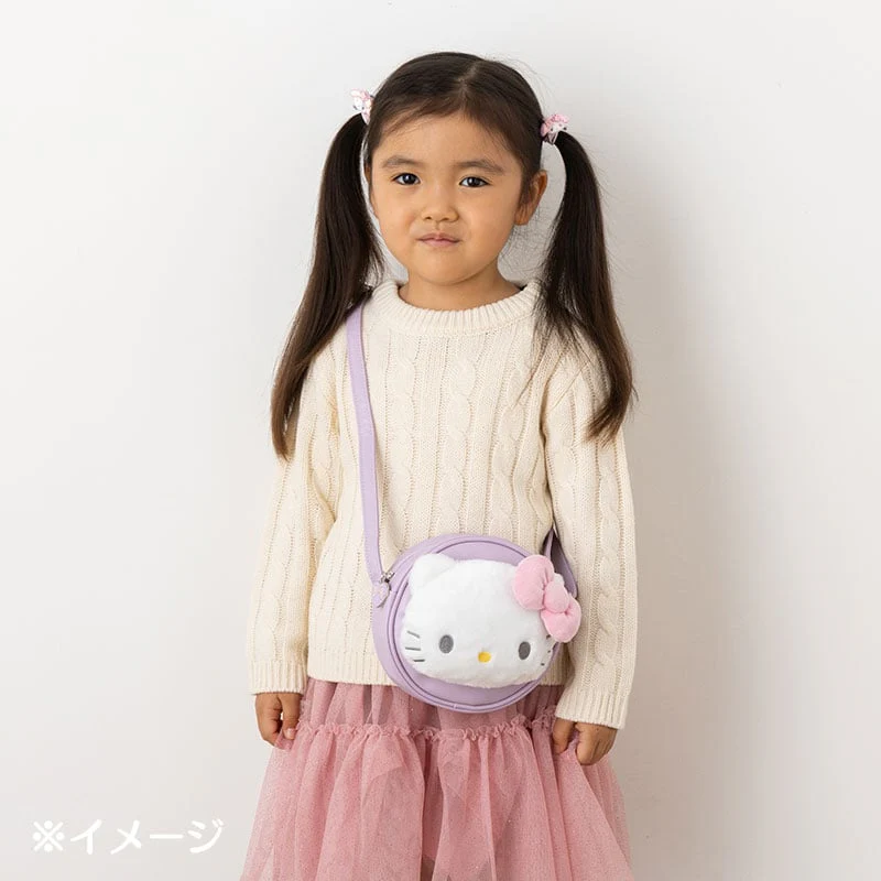 Hello Kitty Plush Round Crossbody Bag - Image 6