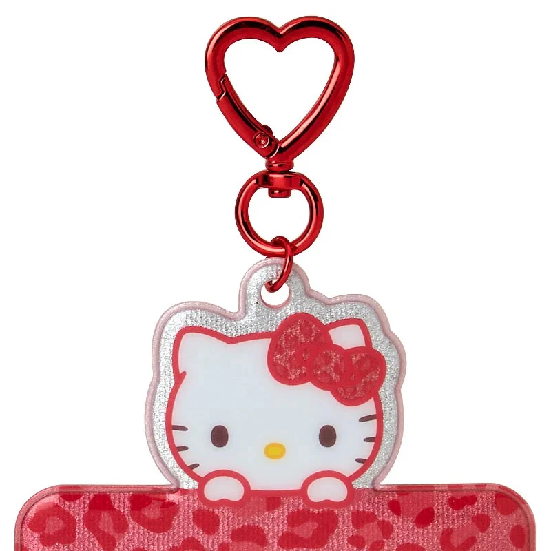 Hello Kitty Red Leopard ID Badge Holder (Enjoy Idol Series) - Image 5