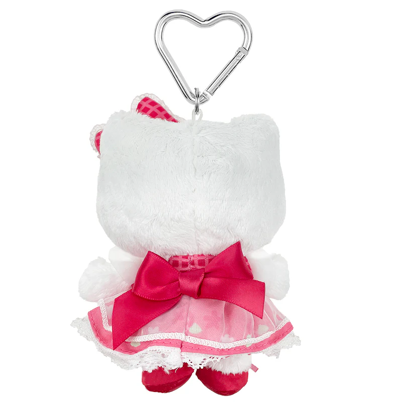 Hello Kitty Red Plush Mascot Keychain (50th Anniv. Floral Series) - Image 2