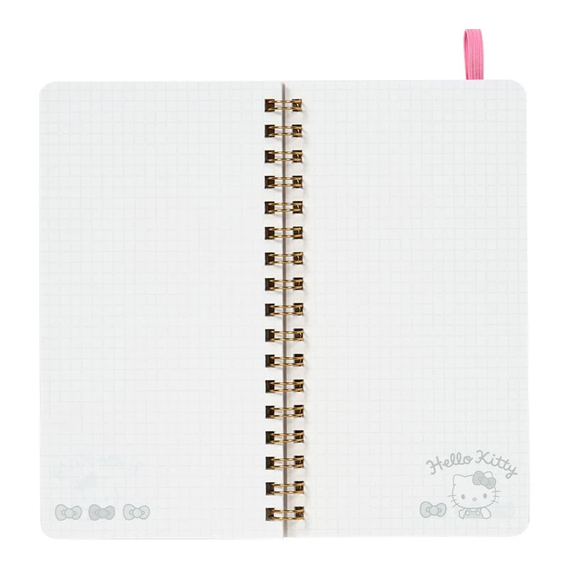 Hello Kitty Slim Spiral Notebook (Elastic Closure) - Image 2