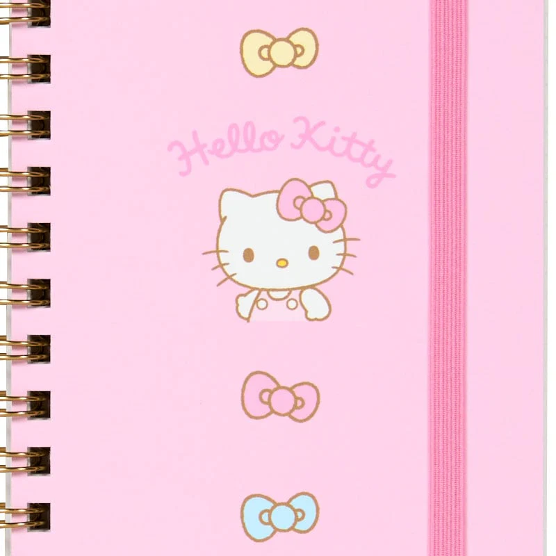 Hello Kitty Slim Spiral Notebook (Elastic Closure) - Image 3