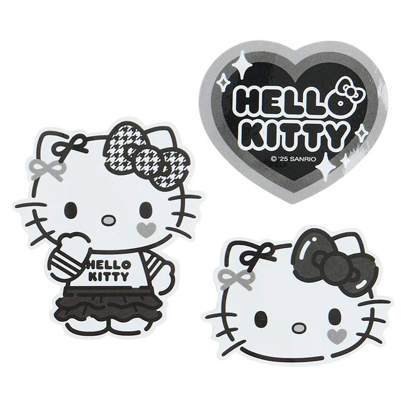 Hello Kitty Smartphone Charm Set (Silver Houndstooth Series) - Image 4