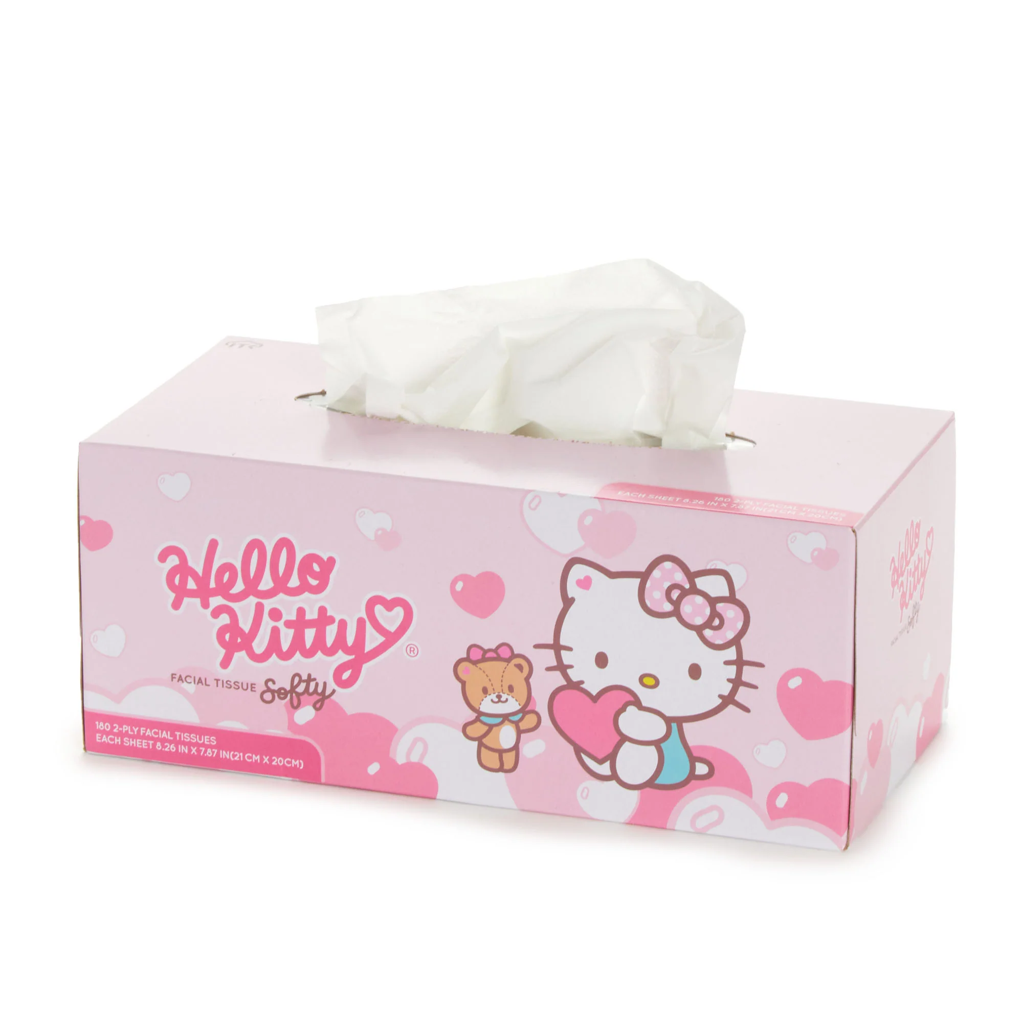 Hello Kitty Softly Facial 2-Ply Tissue Boxes (Pack of 3) - Image 2