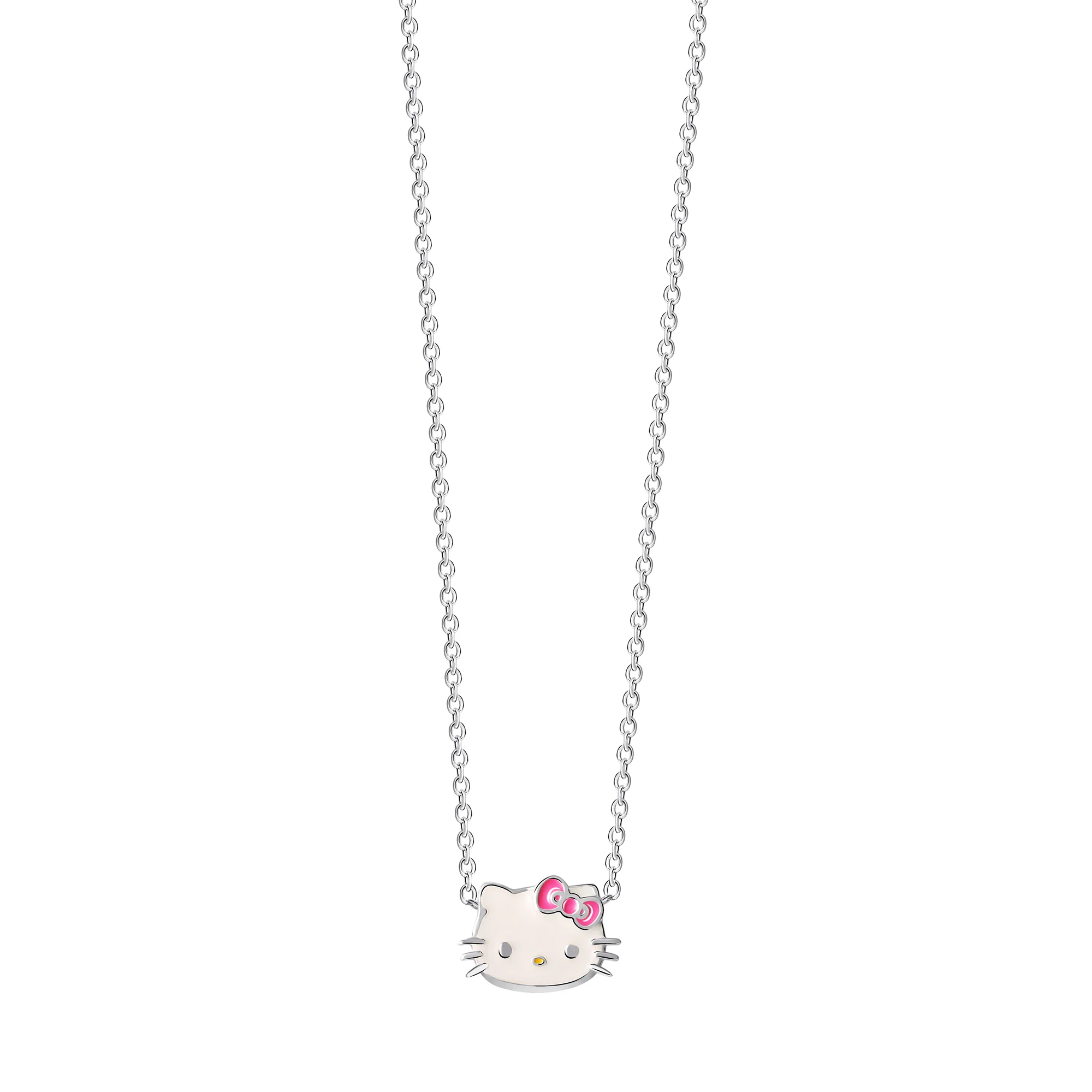 Hello Kitty Sterling Silver Enamel Necklace - Image 3
