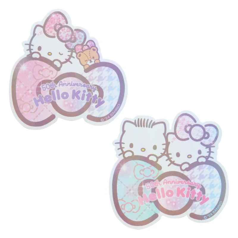 Hello Kitty Sticker & Pouch Set 50th Anniv. (Fashionable Ribbons Series) - Image 4