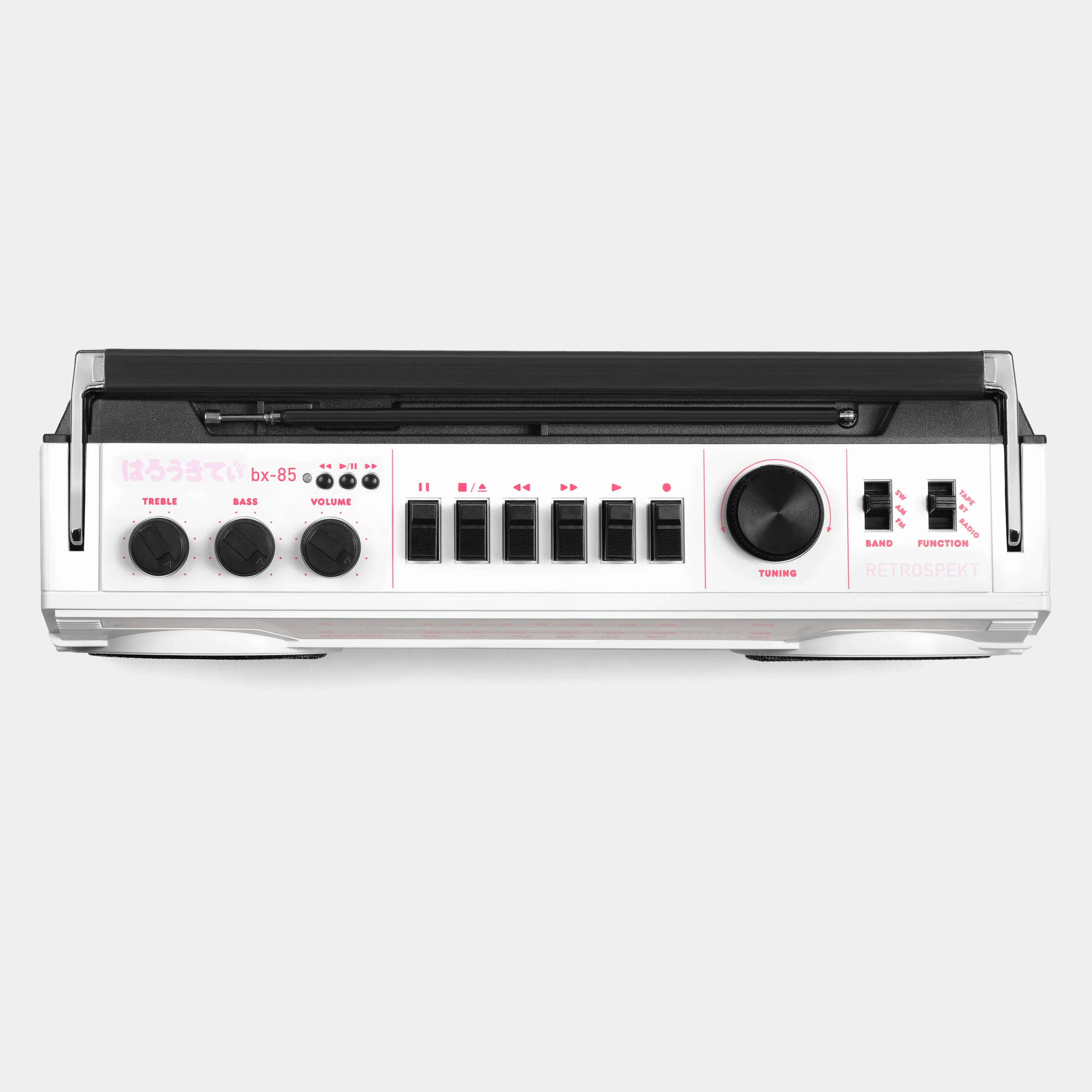 Hello Kitty Strawberry Kawaii BX-85 Bluetooth Cassette Player Boombox - Image 5
