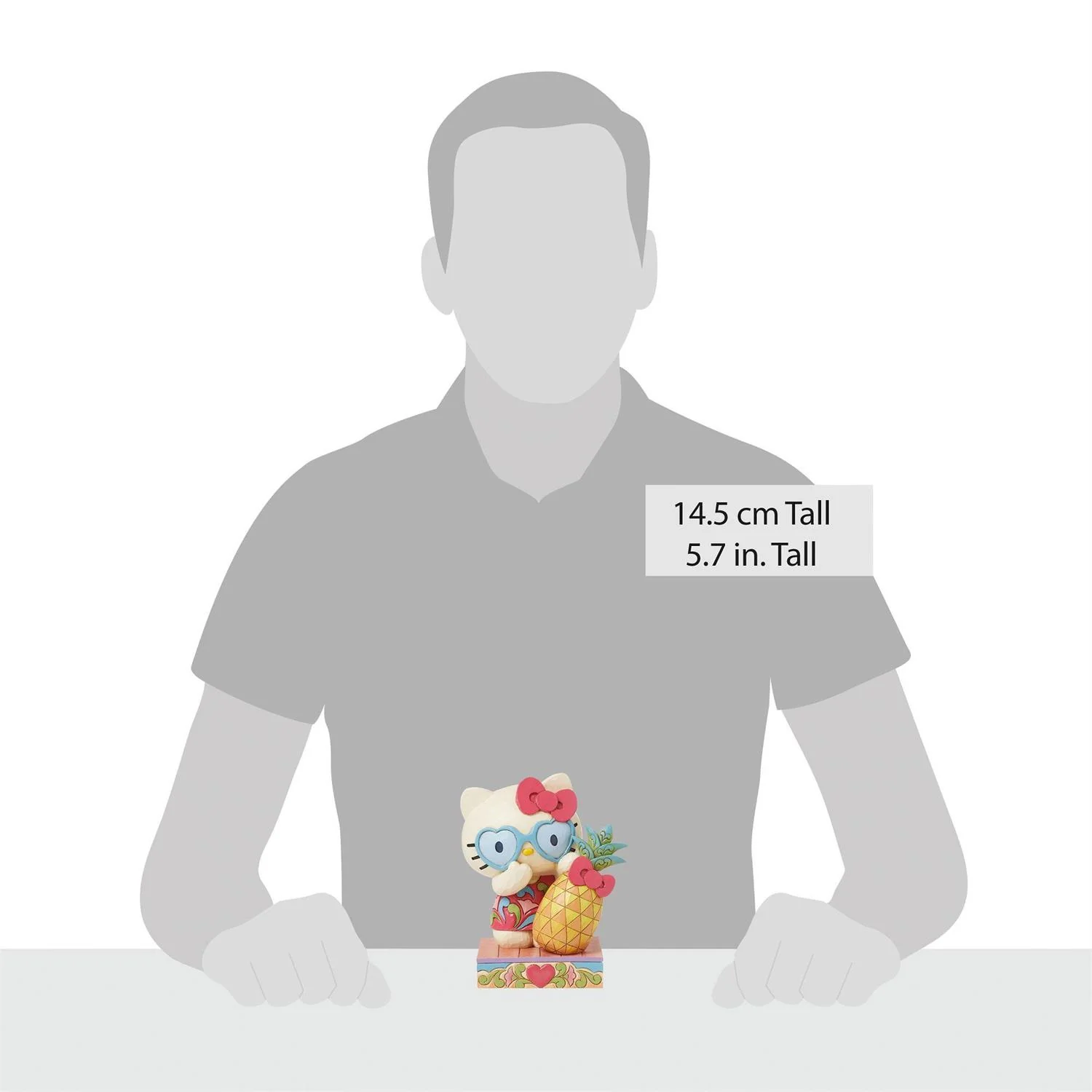 Hello Kitty Summer Pineapple Figurine (Jim Shore Sanrio Collection) - Image 4