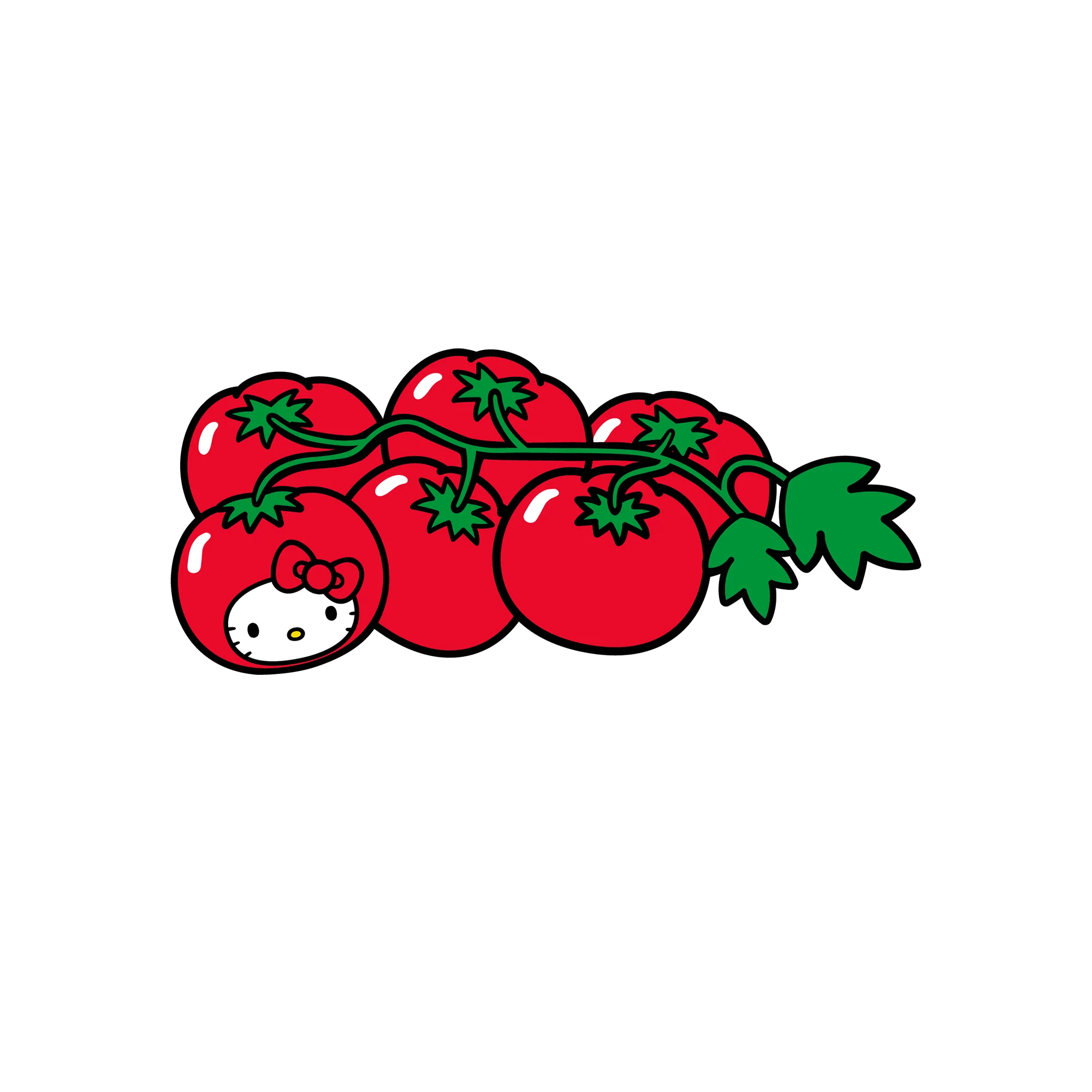 Hello Kitty Tomato Glass Tumbler - Image 2