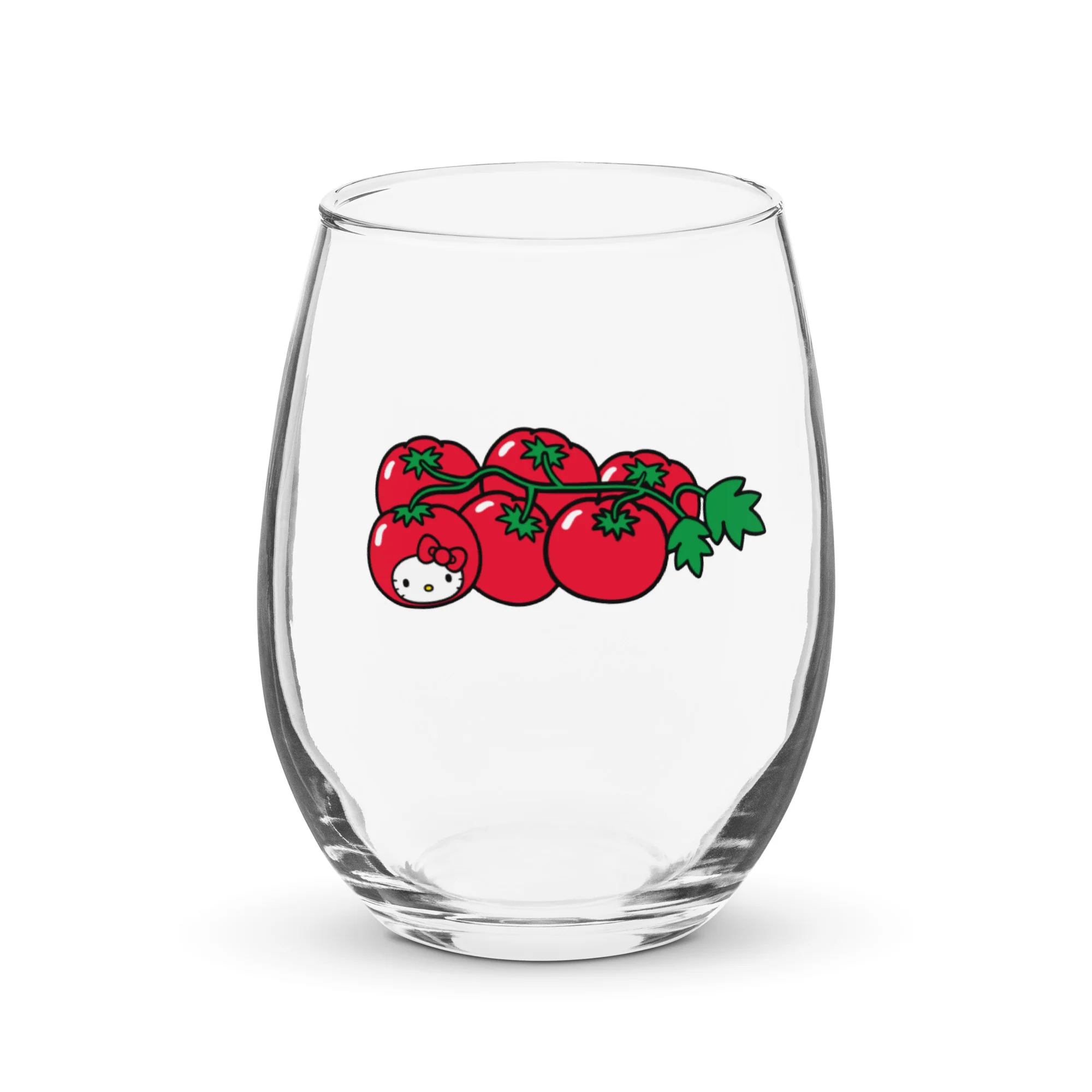 Hello Kitty Tomato Glass Tumbler - Image 3