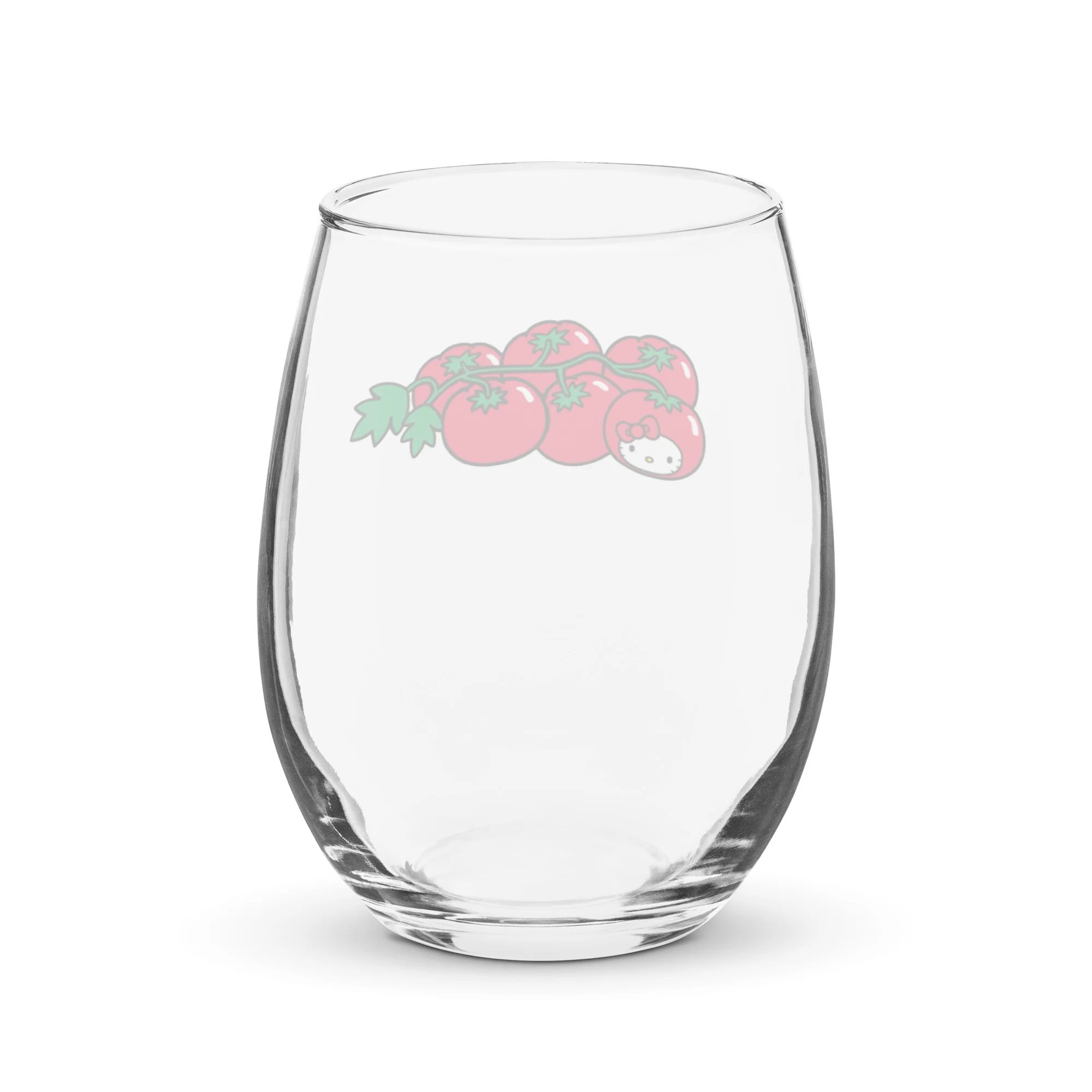 Hello Kitty Tomato Glass Tumbler - Image 4