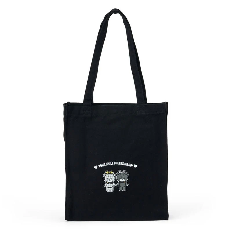 Hello Kitty Tote Bag (Monochrome Birthday Twins Series) - Image 3