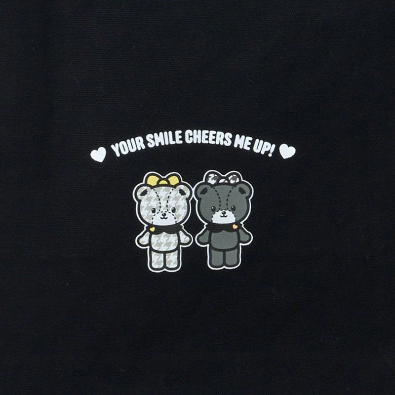 Hello Kitty Tote Bag (Monochrome Birthday Twins Series) - Image 6