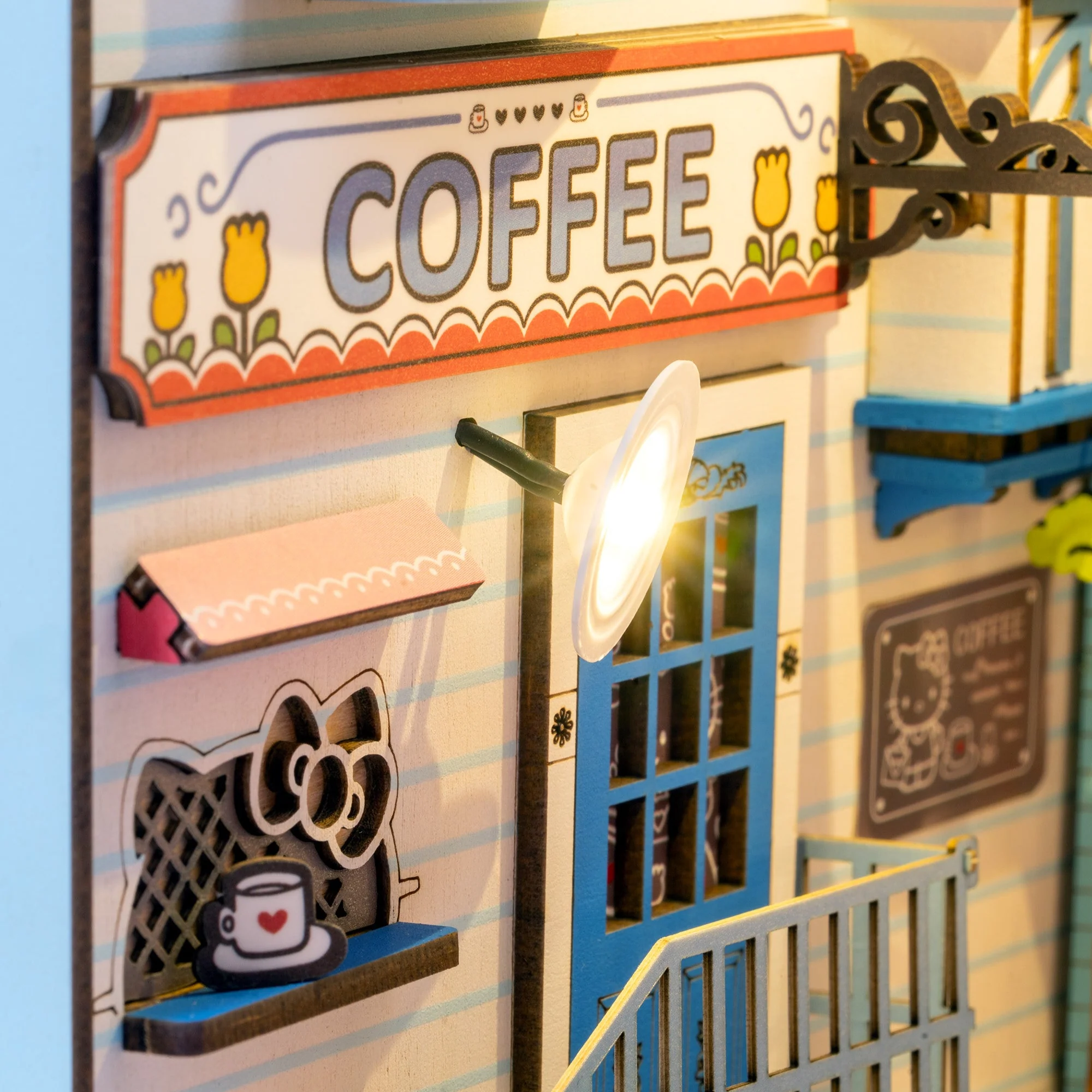 Hello Kitty Town Square DIY Book Nook Kit - Image 10