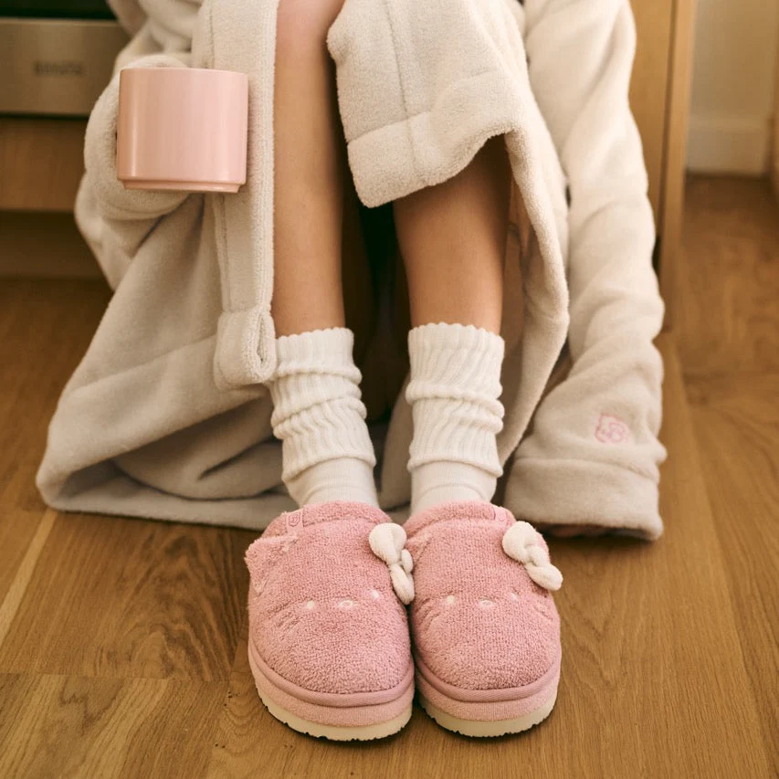 Hello Kitty x Brunch Puff XXL Slipper (Pink Berry) - Image 2