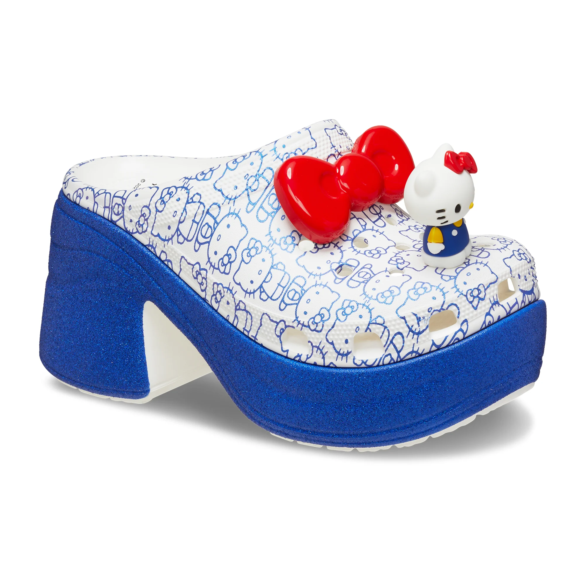 Hello Kitty x Crocs Adult Siren Heeled Clog - Image 5