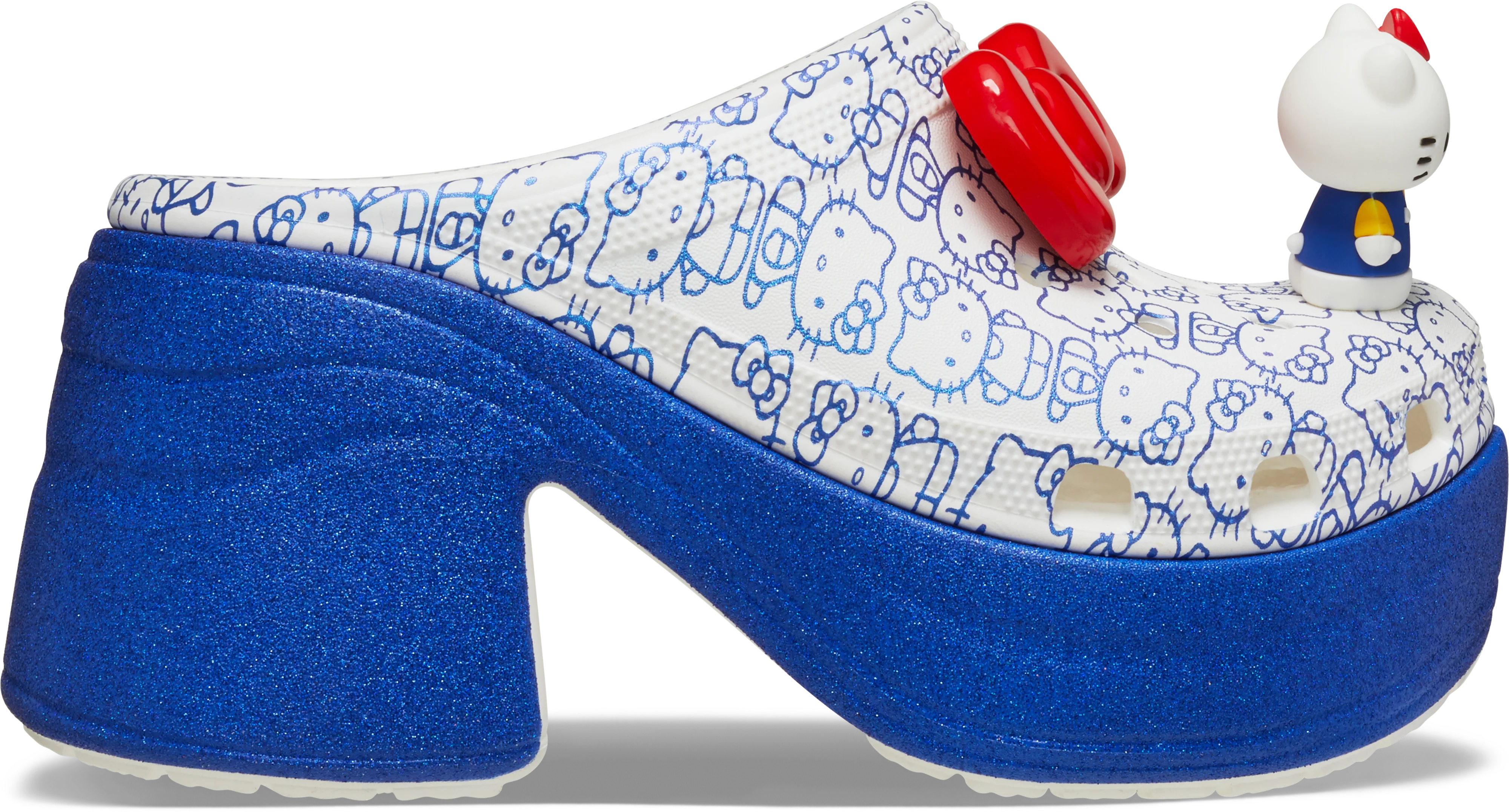 Hello Kitty x Crocs Adult Siren Heeled Clog - Image 7