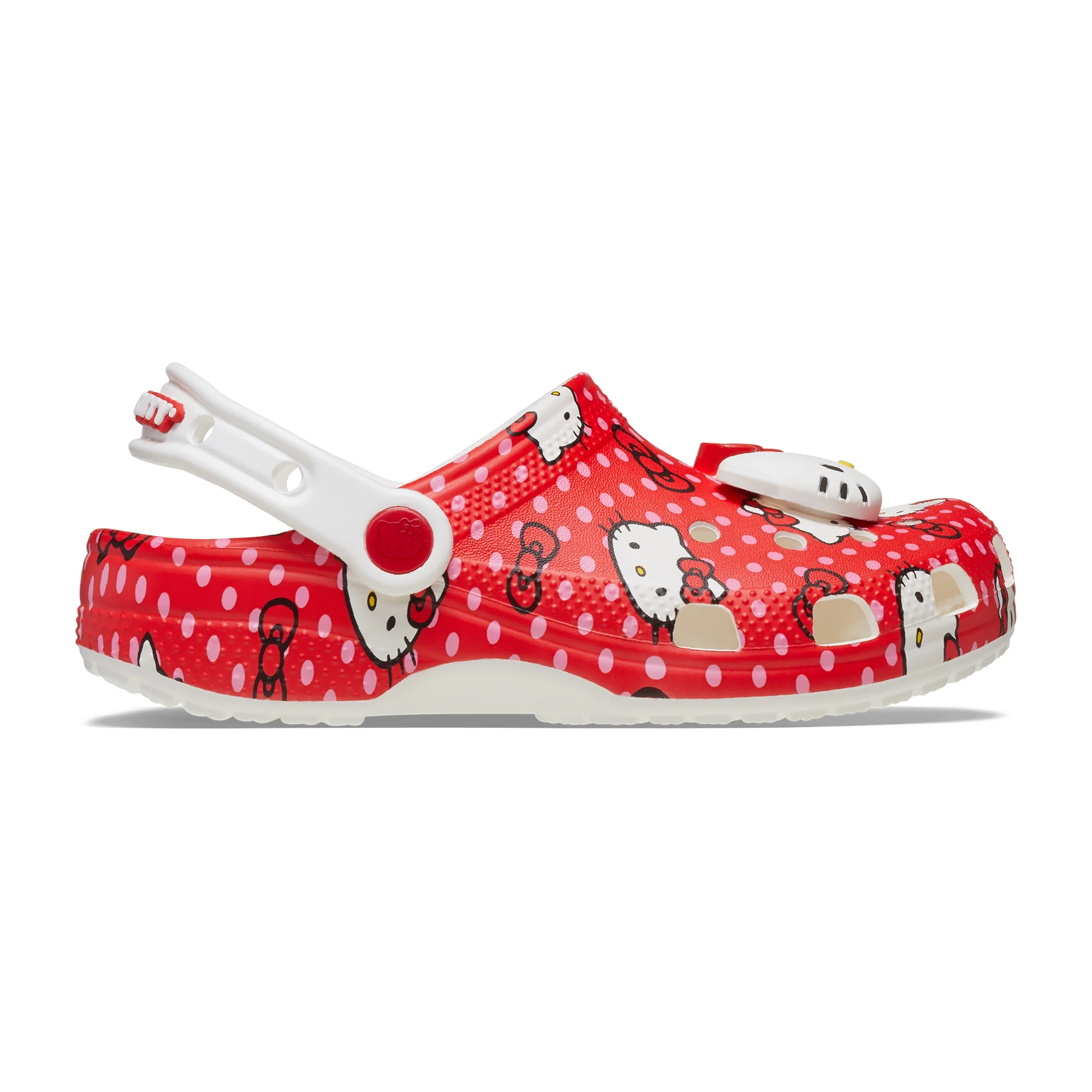 Hello Kitty x Crocs Toddler Red Classic Clog - Image 6