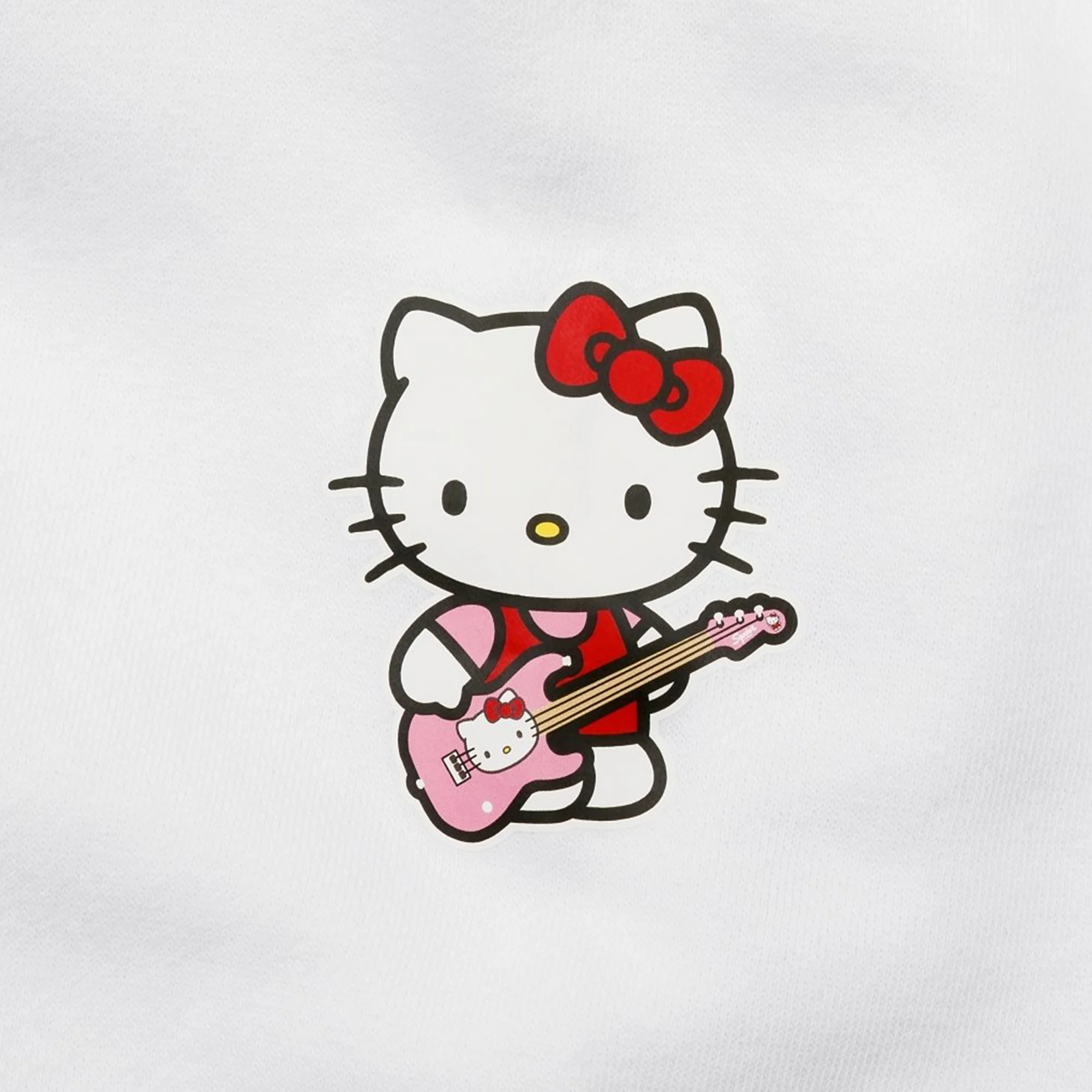 Hello Kitty x Fender White Sleeve Logo Hoodie - Image 2