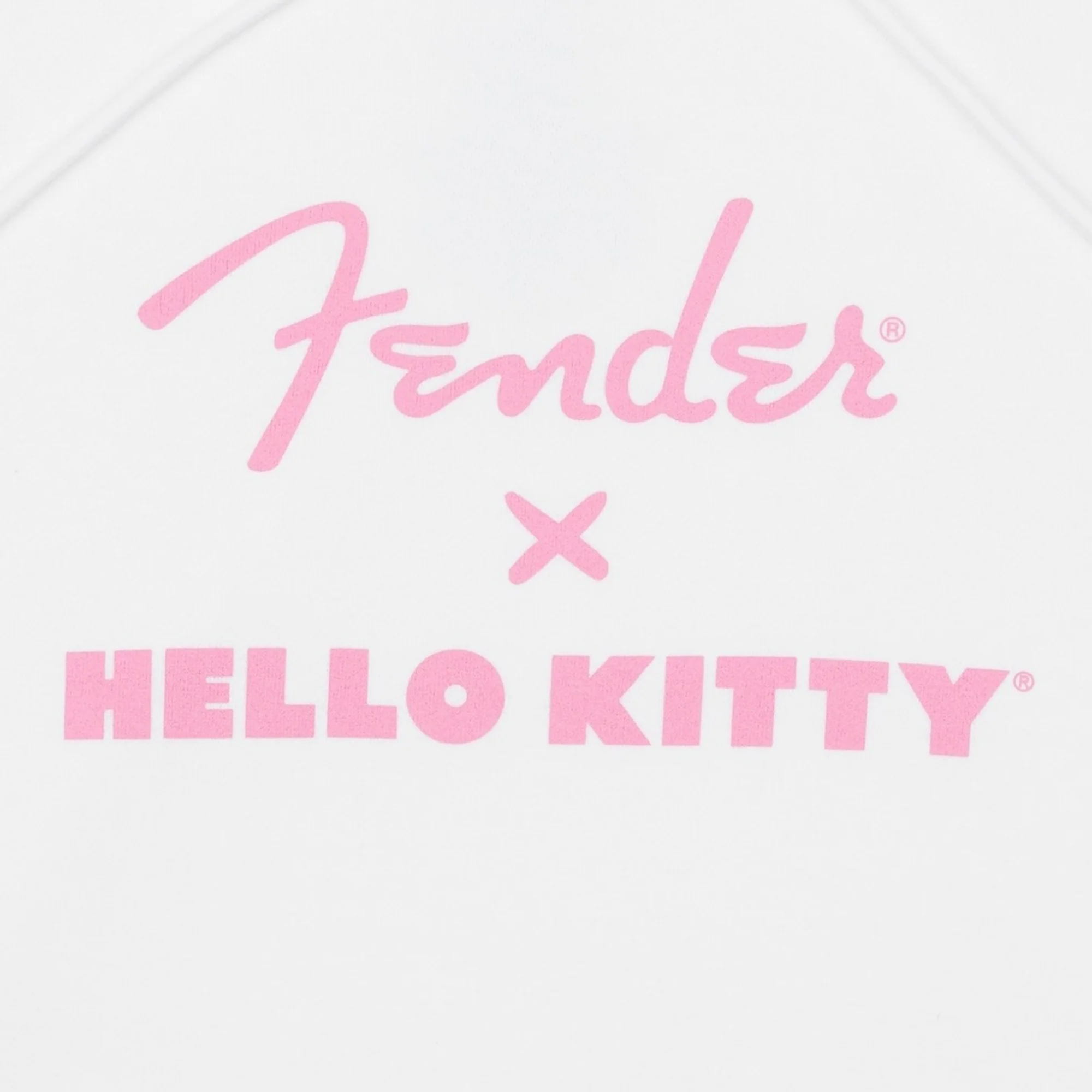 Hello Kitty x Fender White Sleeve Logo Hoodie - Image 3