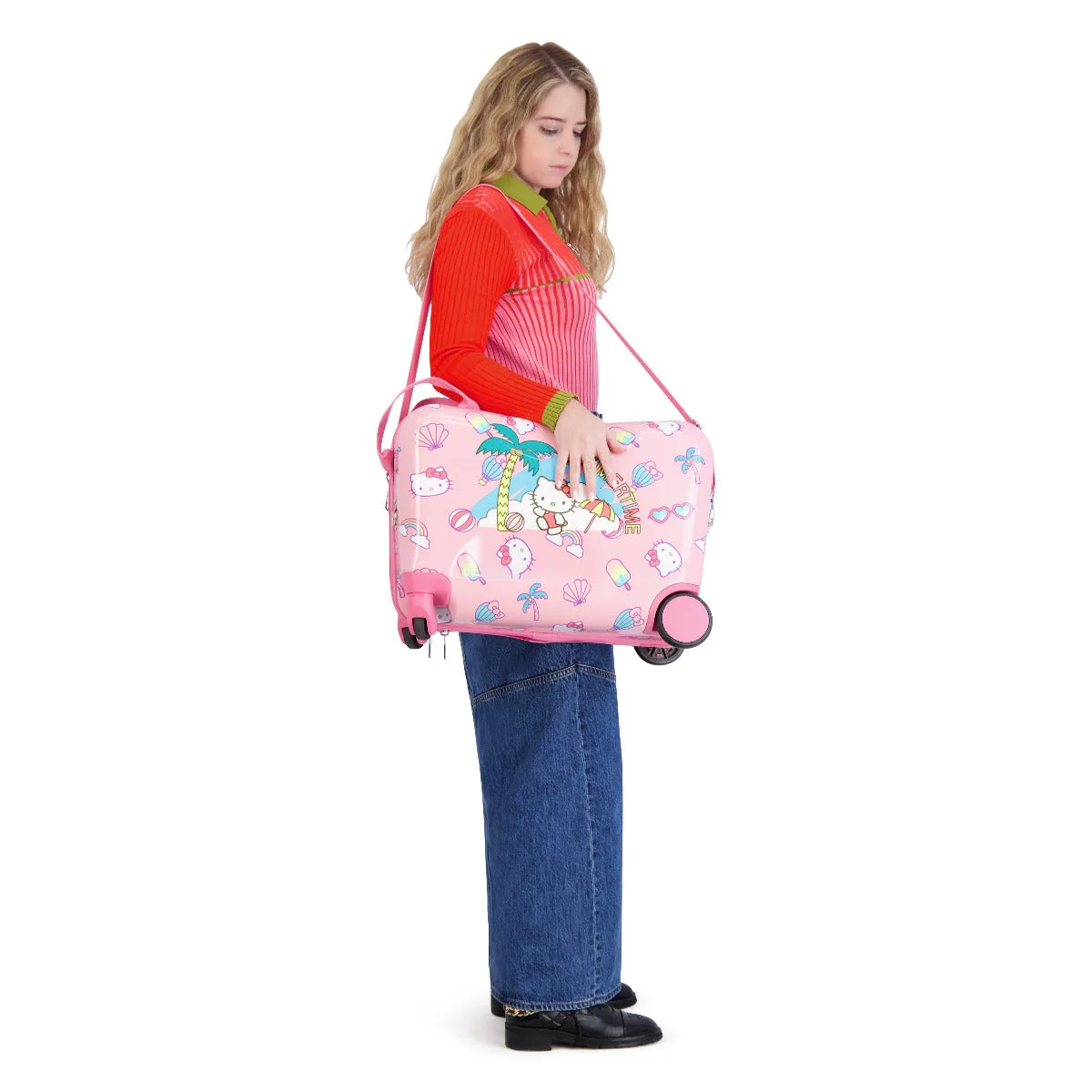 Hello Kitty x FUL 14.5" Ride-Along Summertime Kids Luggage - Image 11