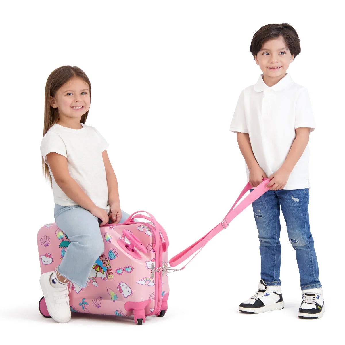 Hello Kitty x FUL 14.5" Ride-Along Summertime Kids Luggage - Image 8