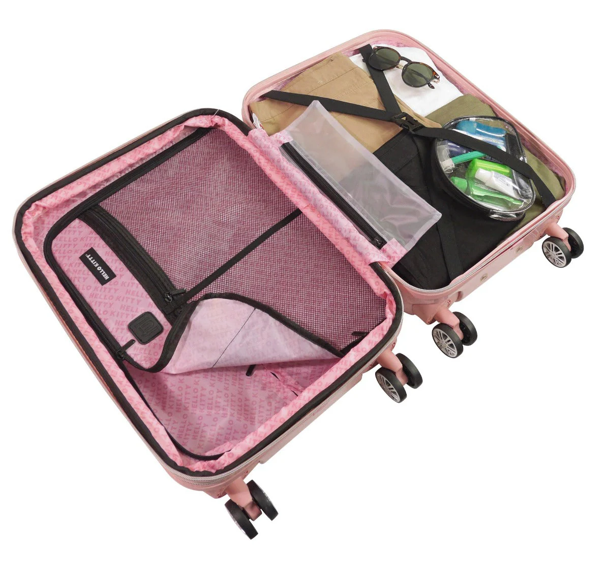 Hello Kitty x FUL 22" Pose Hardshell Luggage (Pink) - Image 3