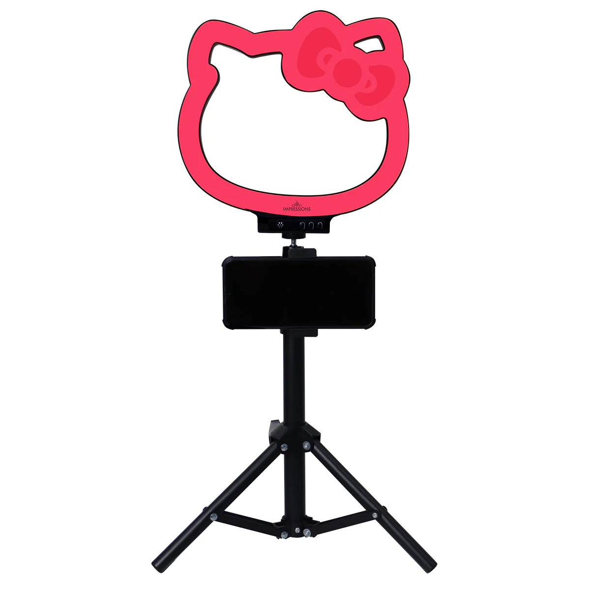 Hello Kitty x Impressions Vanity 10" Desktop Ring Light Tripod - Image 2