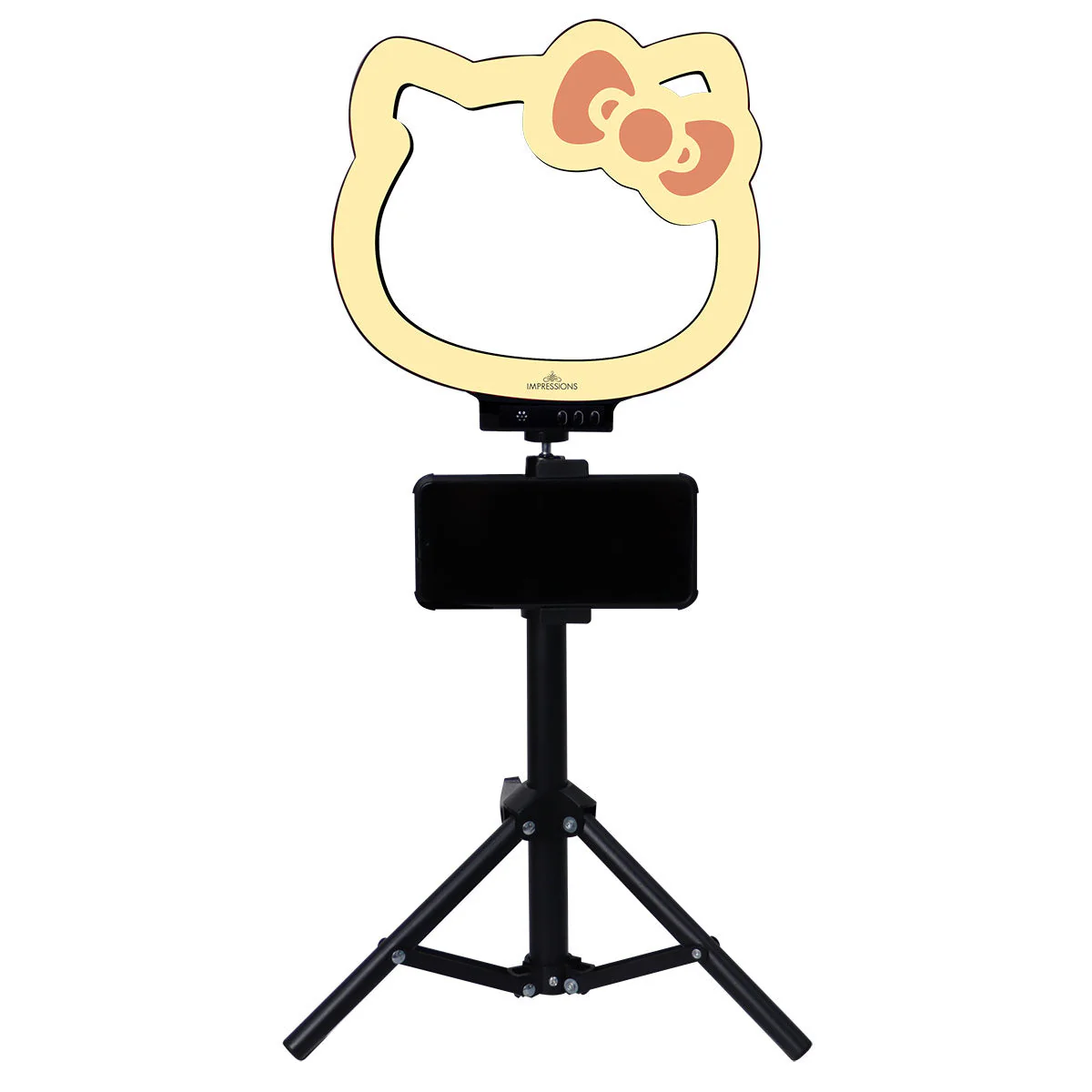 Hello Kitty x Impressions Vanity 10" Desktop Ring Light Tripod - Image 3