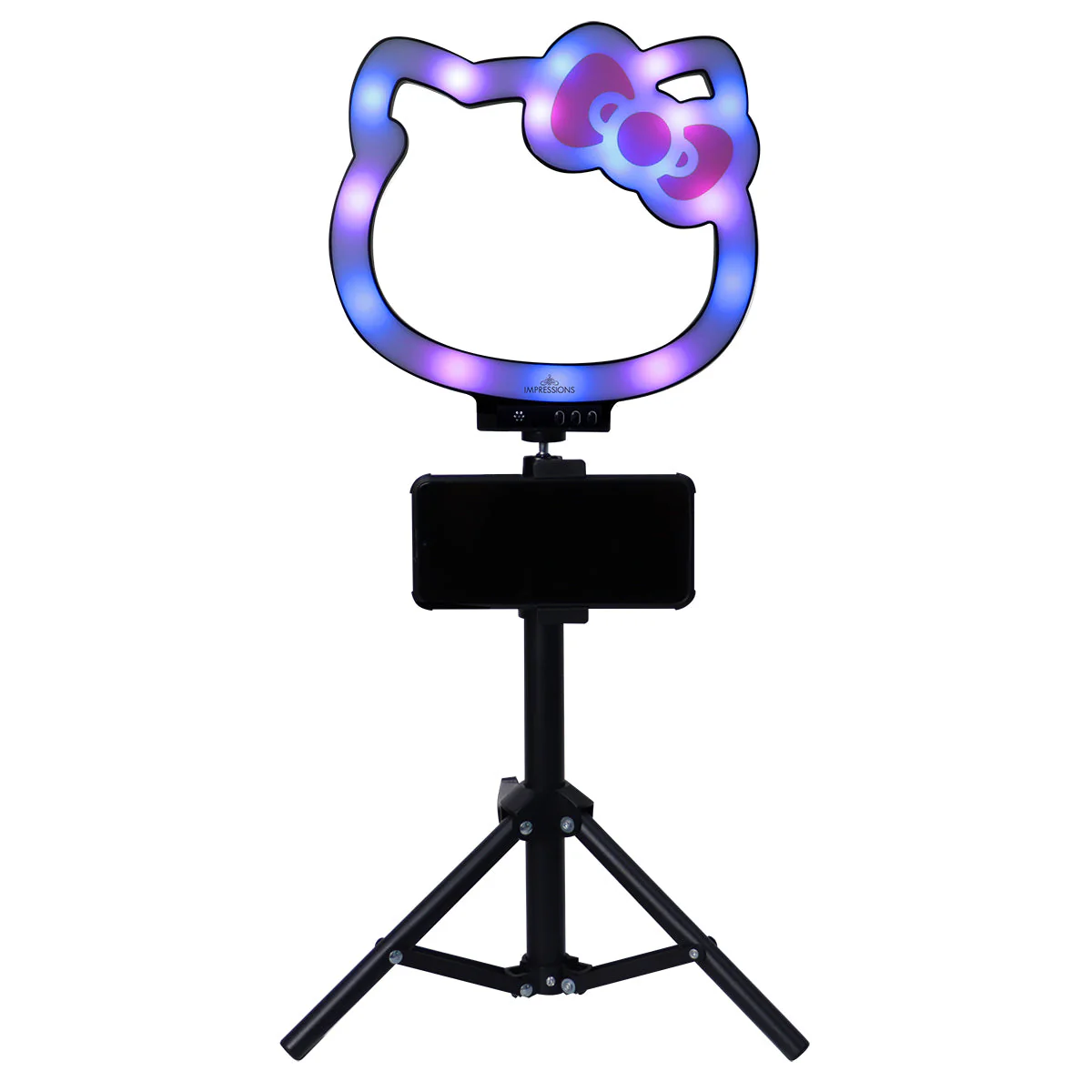 Hello Kitty x Impressions Vanity 10" Desktop Ring Light Tripod - Image 8